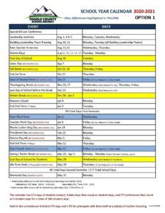 Tooele County School District Calendar 2021 - School District Calendar