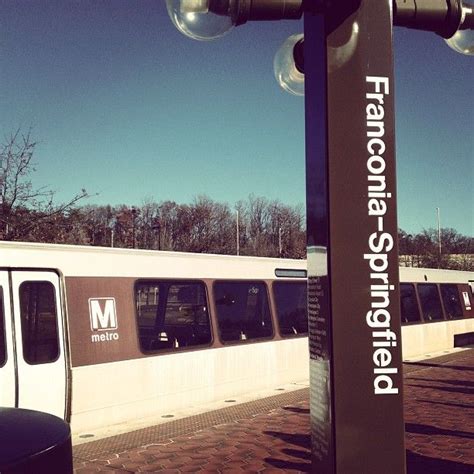 Franconia-Springfield Metro Station | Metro station, Franconia, Springfield