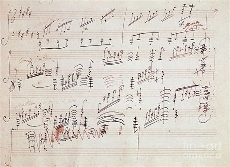 Sheet music for the Moonlight Sonata by Beethoven Drawing by Beethoven ...