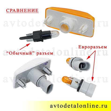 Боковой указатель поворота УАЗ Патриот 3163-3726010-10, белый ...