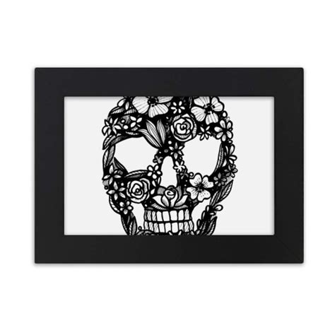 DIYthinker Skeleton Flower And Leaf Pattern Desktop Photo Frame