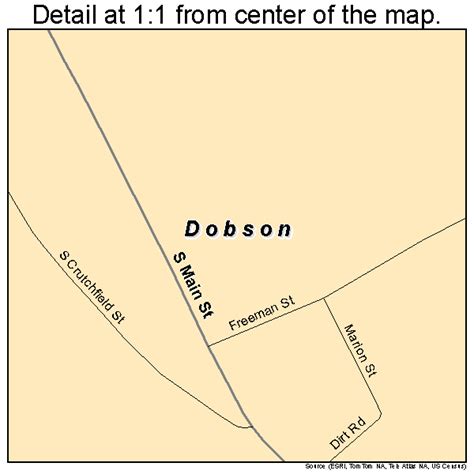 Dobson NC Map