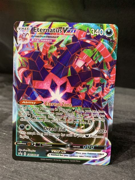 Mavin Pokémon TCG Eternatus VMAX SWSH Black Star Promo SWSH045 Holo Promo