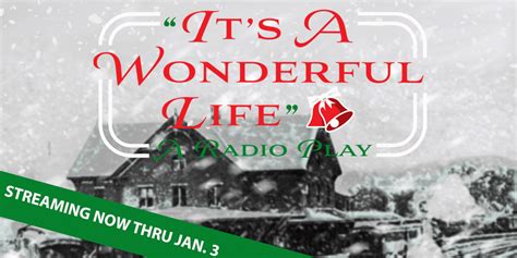 Its A Wonderful Life A Radio Play Northern Stage