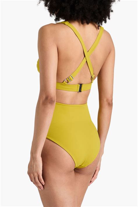 Form And Fold Rise High Rise Bikini Briefs The Outnet