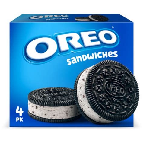 Oreo® Frozen Dairy Dessert Sandwiches, 4 ct - Kroger