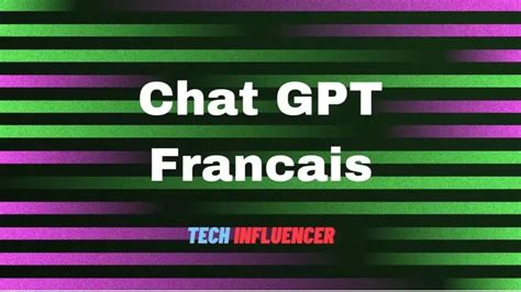 D Couvrez Chat Gpt Francais Lib Rez La Puissance De Chatgpt