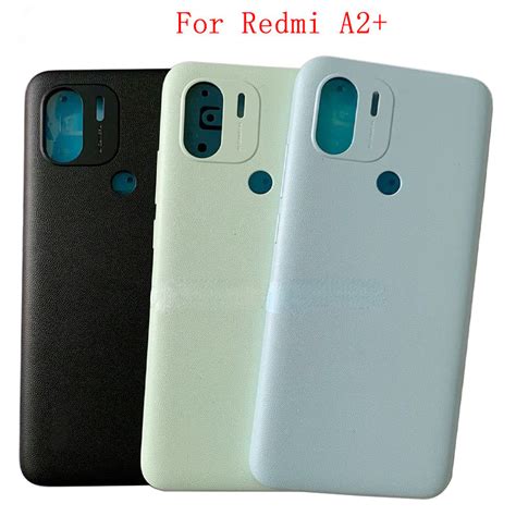 Xiaomi 適用於小米 Redmi A2 A2 Plus 後蓋的後門電池蓋外殼帶徽標維修零件 蝦皮購物