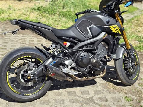 Купить б у Yamaha MT 09 FZ 09 инжектор 6 передач в Москве синий naked bike 2015 года на Авто
