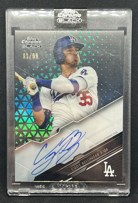 2020 TOPPS CHROME BLACK AUTOGRAPH CODY BELLINGER MLB 91 99 99枚限定