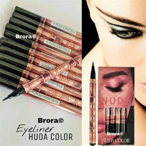 Huda Color Nude Water Proof Liquid Black Eyeliner Pen Pcs First Copy Daraz Lk