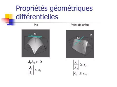 PPT Propriétés géométriques différentielles PowerPoint Presentation