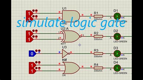 How To Do Simulate Logic Gate And Or Nor And Xnor Simulate Logic