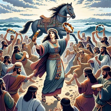 Exodus 1520 21 Artwork Bible Art