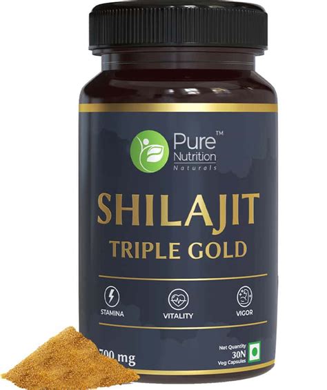 Buy Kapiva Shilajit Gold Capsules Contains 24 Carat Gold Boosts Stamina In 4 Weeks 100