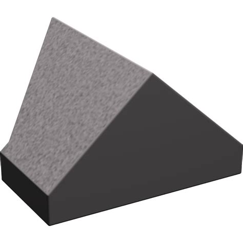 Lego Dark Stone Gray Slope X Double Inverted With Bottom