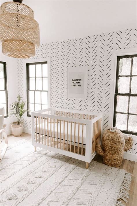 Baby Nursery Neutral Nursery Rooms Boho Nursery Minimal Nursery