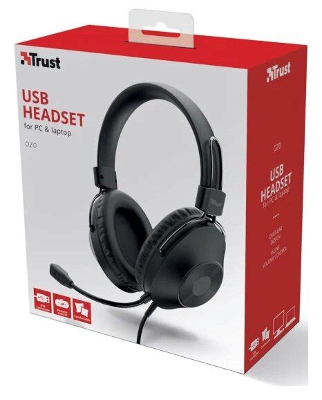 Купить Гарнитура TRUST INTERNATIONAL B.V. Trust OZO USB (24132) - цена ...