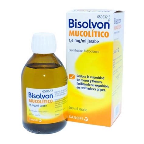 Bisolvon Mucolítico 1 6 Mg Ml Jarabe Farmacia Calàbria