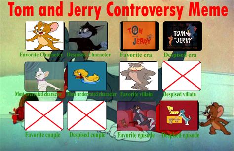 my tom and jerry controversy meme by cartoonstar92 on DeviantArt