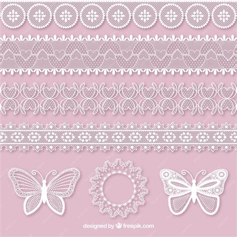 Pink Lace Clip Art