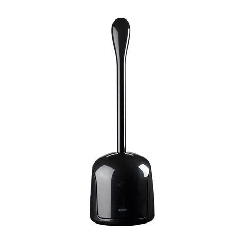 Oxo Good Grips Compact Toilet Brush And Canister In Black The