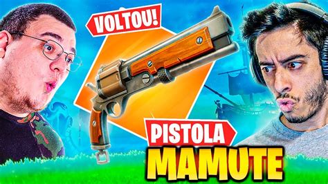 A MINHA PISTOLA MAMUTE VOLTOU PARA O FORTNITE RELOAD O PATRIOTA