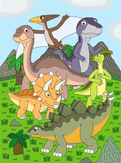 Dinosaurs In The Great Valley By Mcsaurus On Deviantart Dinosaur