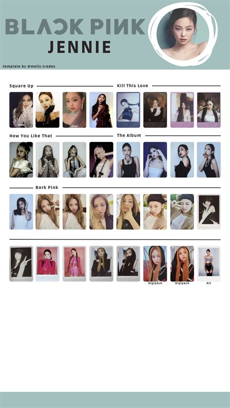 24 Perfect Hylt How You Like That Photobook Jennie Photocard Scan Hq