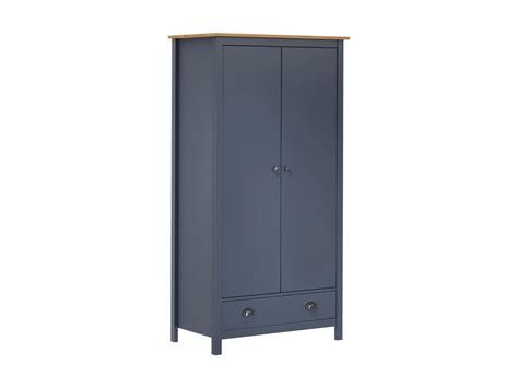 Garde Robe Portes Hill Range Gris X X Pin Solide