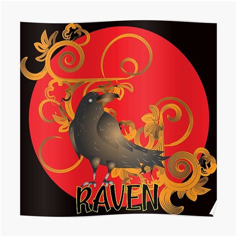 "Raven Fantasy Art" Poster for Sale by karyalangit | Redbubble