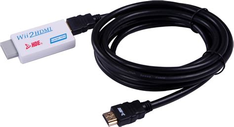 HDE Adaptateur convertisseur Wii vers HDMI 1080p HD Vidéo Sortie Audio