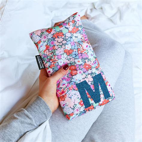 Pink Liberty Cute Personalised Hot Water Bottle By Catherine Colebrook Notonthehighstreet