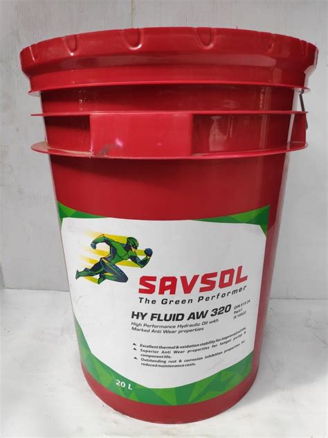 Heavy Vehicle Litre Savsol Hy Fluid Aw Hydraulic Oil For