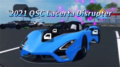 ROBLOX Vehicle Legends NEW Limited CAR 2021 QSC Lacerta Disrupter Lap