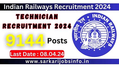 Indian Railways Rrb Technician Recruitment Apply Online For