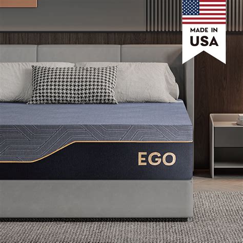 Mlily Ego Black 14 Inch Twin Xl Gel Memory Foam Mattress Medium Sleep Cool