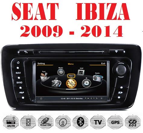 Estereo Seat Ibiza Gps Dvd Mp3 Bluetooth IPod Internet 3g 9 999 00