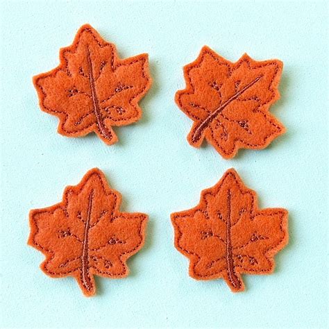 Fall Leaves Felt Stitchie Autumn Leaves By Lilshoppeofstitches