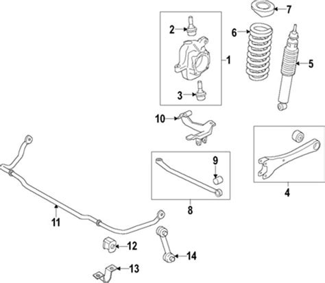 Super Duty Ford F Front Axle Parts Diagram