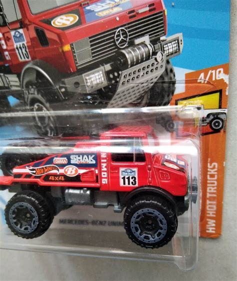 Hot Wheels Mercedes Benz Unimog 1300 Rojo Hw Hot Trucks MercadoLibre