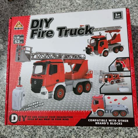 DIY Fire Truck, Hobbies & Toys, Toys & Games on Carousell