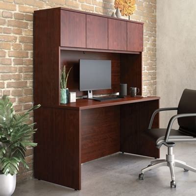 Affirm Desk W Hutch 59 W X 29 5 D X 65 H By Office Works By Sauder