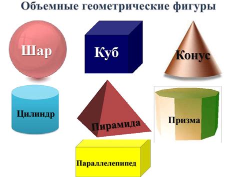 Геометрические фигуры, плоские и объемные - online presentation