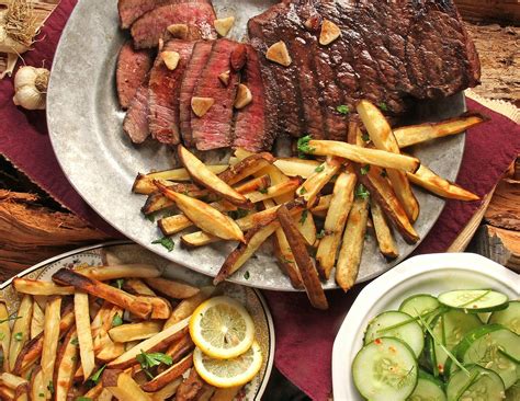 Filetes De Res A La Parrilla Y Papas A La Francesa A Prepararlo Ya