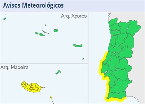 IPMA reduz alerta em Portugal para verde e prevê uma certa