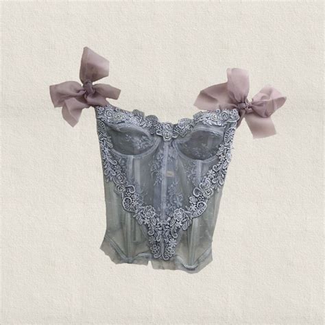 blue cottagecore corset png