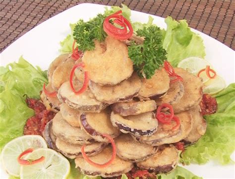 Resep Terong Goreng Tepung Gurih Renyah Resep Makanan