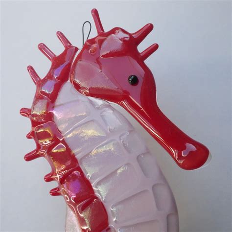 Fused Glass Seahorse Art - Etsy