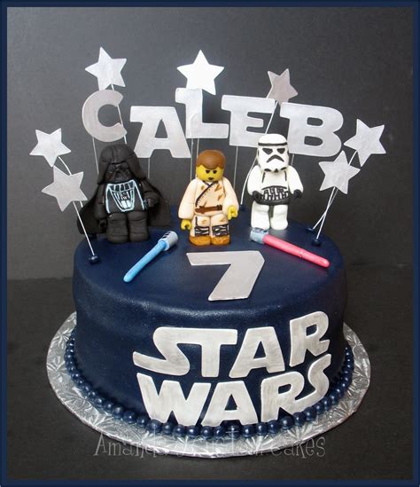 Star Wars Birthday Cake Decorations Amanda 39 S Custom Cakes Lego Star